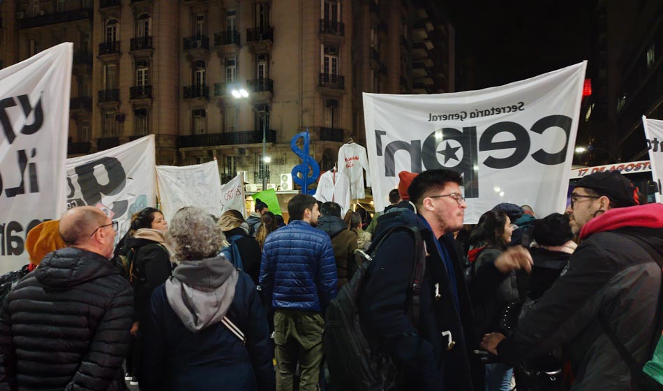 Lucha de profesorados en CABA