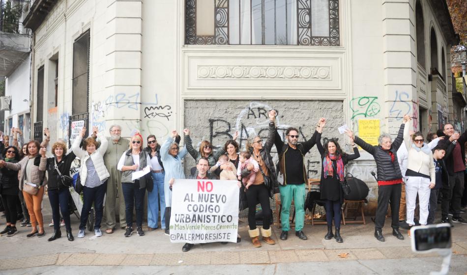 Palermo Resiste contra el Nuevo Código Urbanistíco
