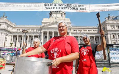 Un proyecto de ley busca reconocer a las cocineras comunitarias