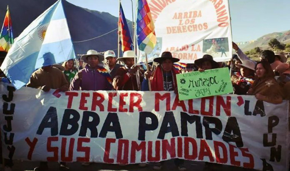 tercer malón por la paz