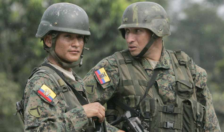 tensión en la frontera de Colombia y Ecuador