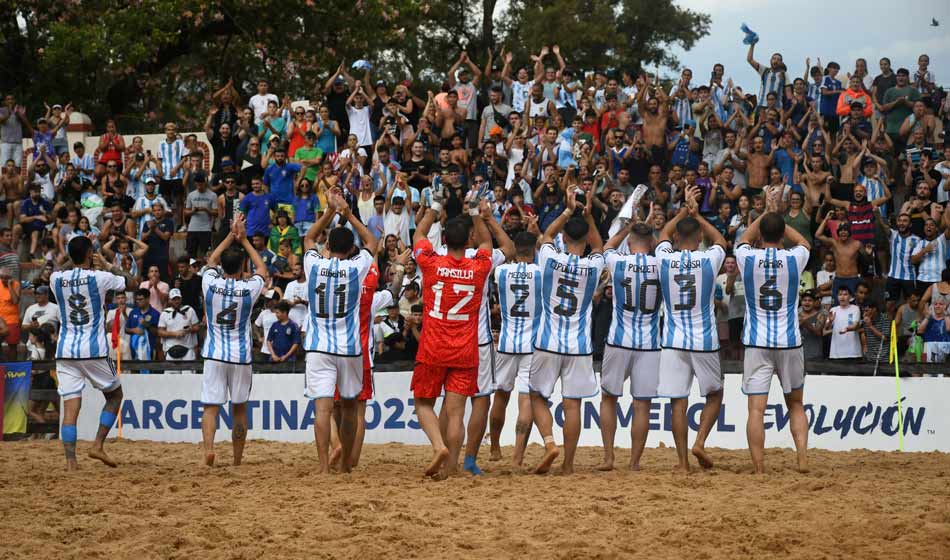 La selección argentina de Fútbol Playa se prepara para los V Juegos Suramericanos