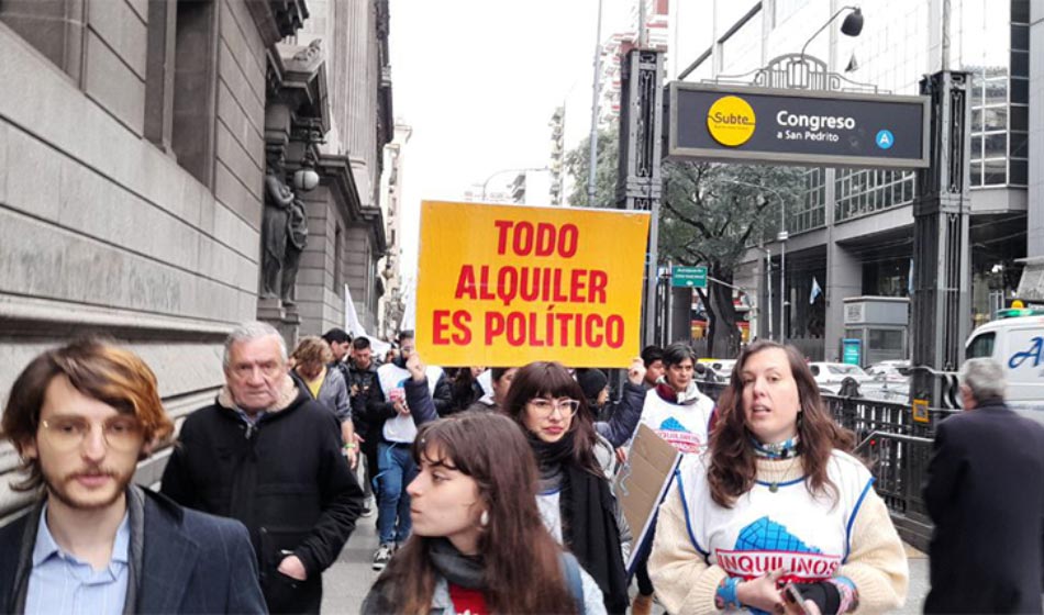 Agrupaciones de inquilines repudiaron la modificación de la Ley de Alquileres 1 Agrupaciones de inquilines repudiaron la modificación de la Ley de Alquileres 1