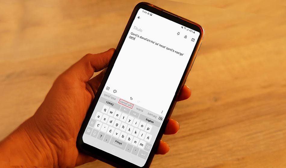 Un proyecto del CONICET busca adaptar el idioma pilagá a los teclados de los celulares