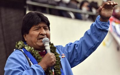 Evo Morales anunció su precandidatura presidencial