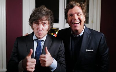 El peligroso lazo que vincula a Javier Milei, Tucker Carlson y Elon Musk