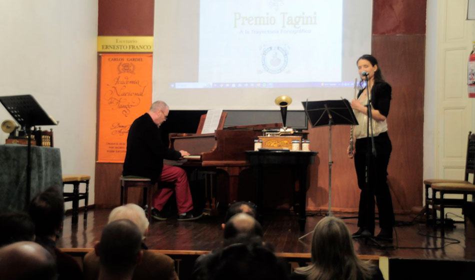 Premio Tagini a la trayectoria fonográfica 2