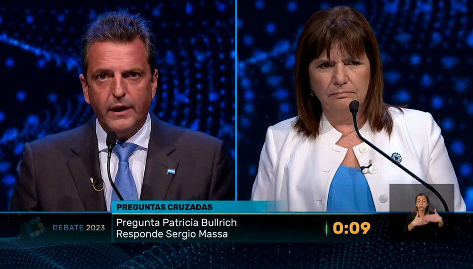 2 Debate Presidencial Captura de pantalla TV