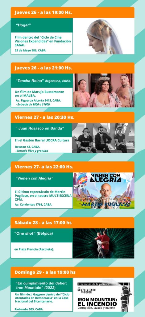 2 La Agenda Semanal Cultural cine musica circo y teatro para disfrutar Grilla 26 10 NAP