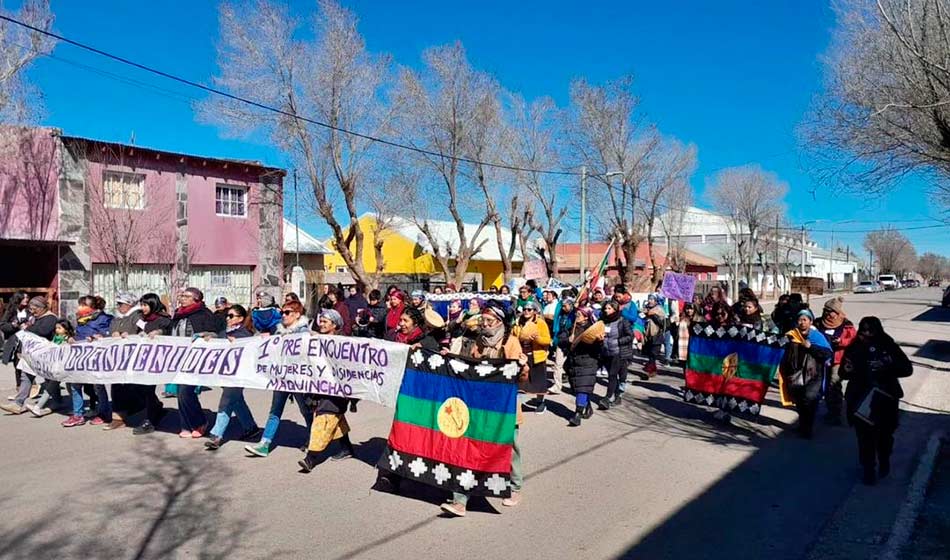 El 2 de septiembre se realizó un Pre Encuentro en Maquinchao. Créditos: @36encpluri.mujeresydisidencias