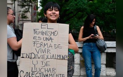 25N: los feminismos resisten ante la violencia libertaria