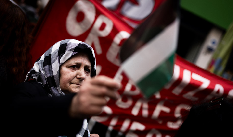 Manifestación en apoyo a Palestina 1