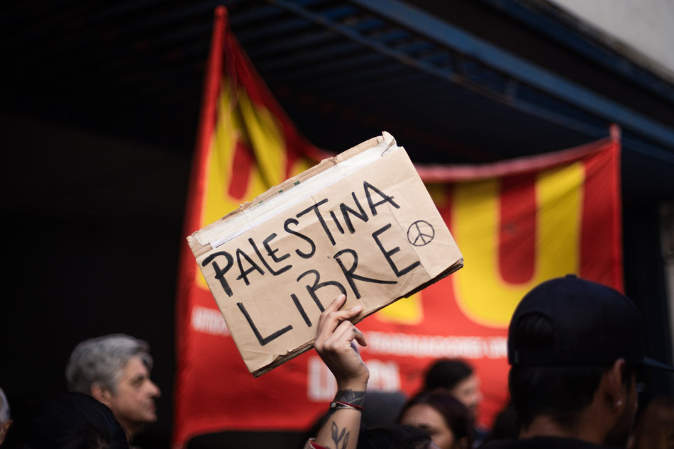 Manifestación en apoyo a Palestina 2