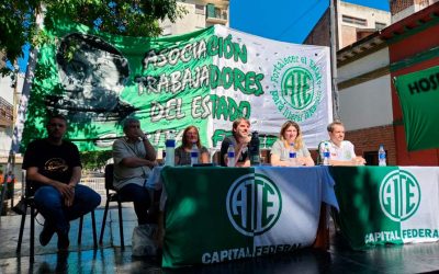 ATE Capital concentrará en la sede central para organizar las medidas de resistencia ante las reformas de Milei
