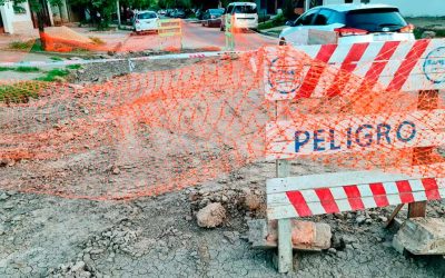 A días del cambio de mando en Resistencia, Chaco, la gestión Martínez repara las calles con tierra