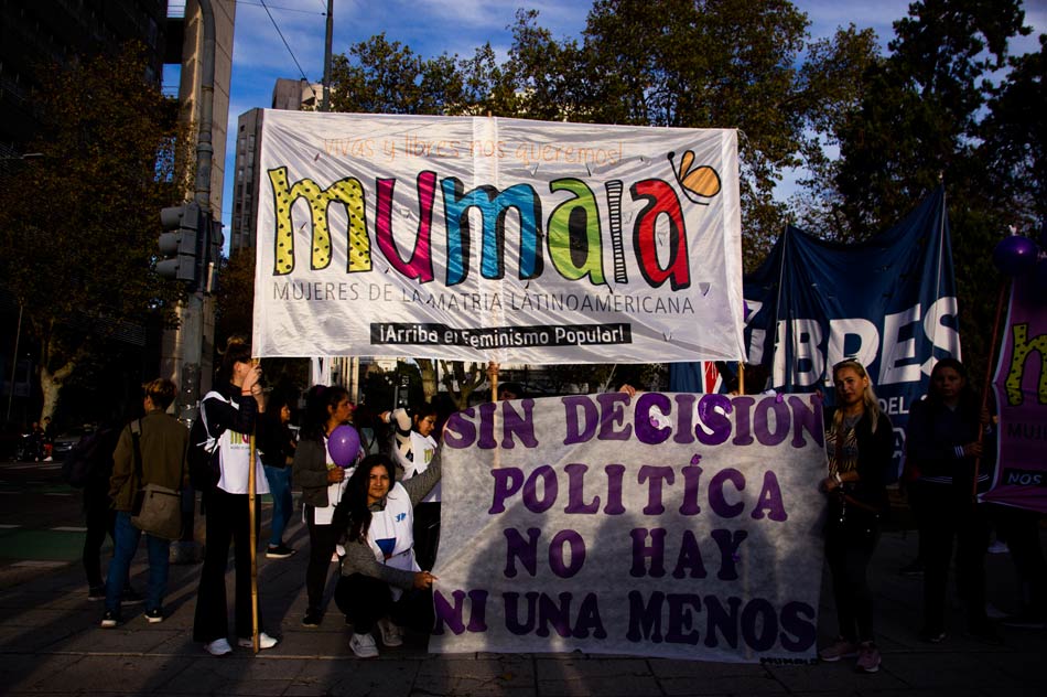 Femicidios: desde MuMaLá vienen impulsando la emergencia en violencia de género. Crédito: Pedro Ramos