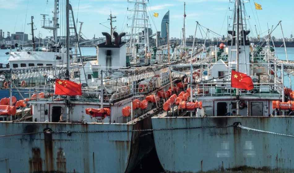 Javier Milei cranea privatizar el Mar Argentino 3 Barcos poteros Chinos Credito Canal12 Web