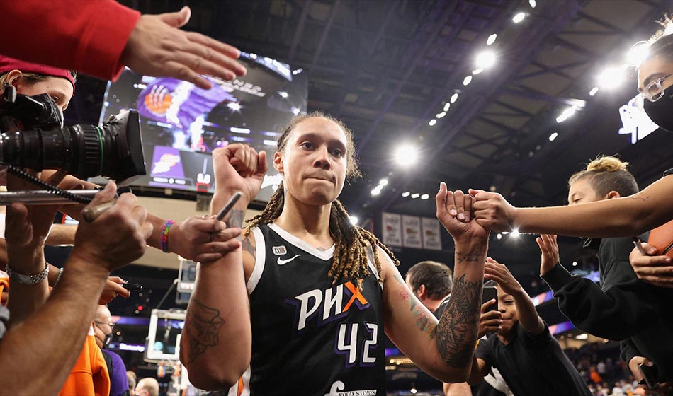 2 ¿Quien es Brittney Griner la estrella de WNBA detenida en Rusia Brittney Griner Credito CHRISTIAN PETERSEN Sofia Santilli