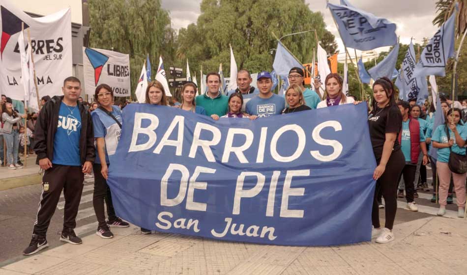 La Gran Marcha Federal ya realizó la mitad de su recorrido 1 Comunicacion Barrios de Pie San Juan 3c Nota Sofia Sorarrain