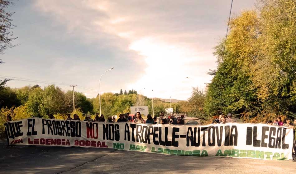 Cordoba. la Policia desalojo un acampe en Molinari Infonews nota Sofia Santilli