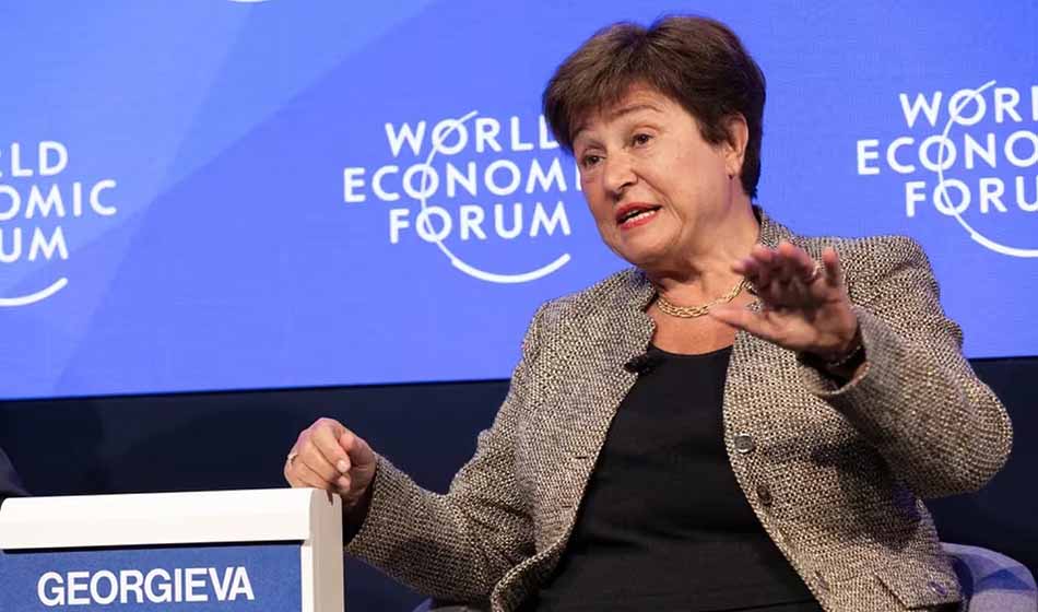 Foto 2 Agenda de Milei en Davos Kristalina Georgieva Credito World Economic Forum DPA