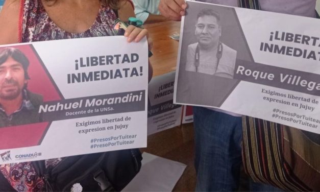 Presos por tuitear: una delegación de DDHH llega a Jujuy para defender a Nahuel Morandini y Roque Villegas