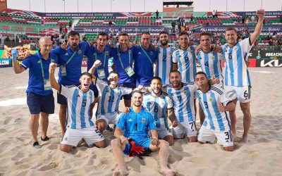 La Selección Argentina de Fútbol Playa se despidió del Mundial de Dubai 2024