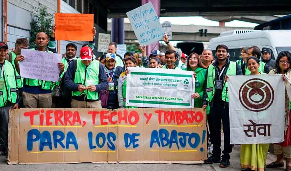 En defensa de sus derechos: cartoneres celebraron el primer Congreso Internacional de Recicladores