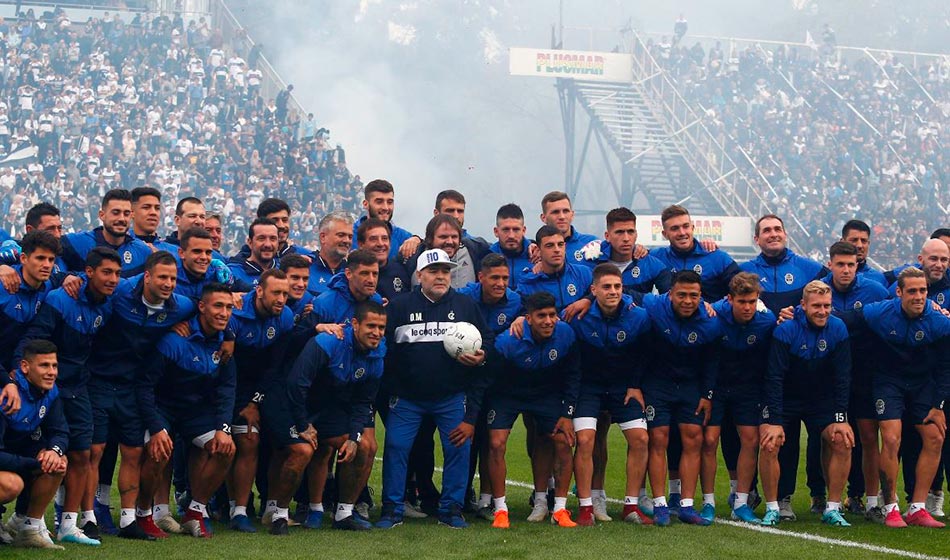 Diego Maradona y su último baile en el ámbito deportivo 1 Diego Maradona
