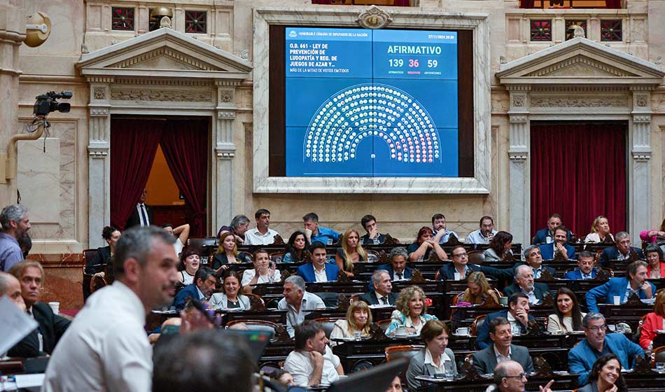 destacada Diputados dio media sancion a la ley para prevenir la ludopatia diputados.gob .ar