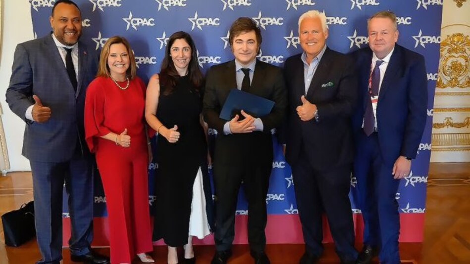 javier milei junto a matt schlapp director de la union conservadora de estados unidos jose mallea mercy schlapp soledad cedro y barry bennett 1912808 1