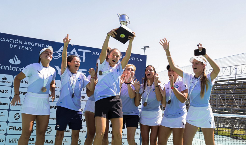Tenis: Deportes Racionales gritó campeón en el Interclubes femenino 1