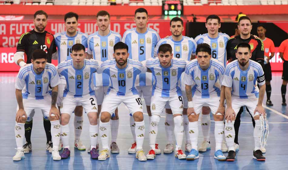 La Selección Argentina de Futsal debutó con triunfo en el Cuatro Naciones 1 Futsal