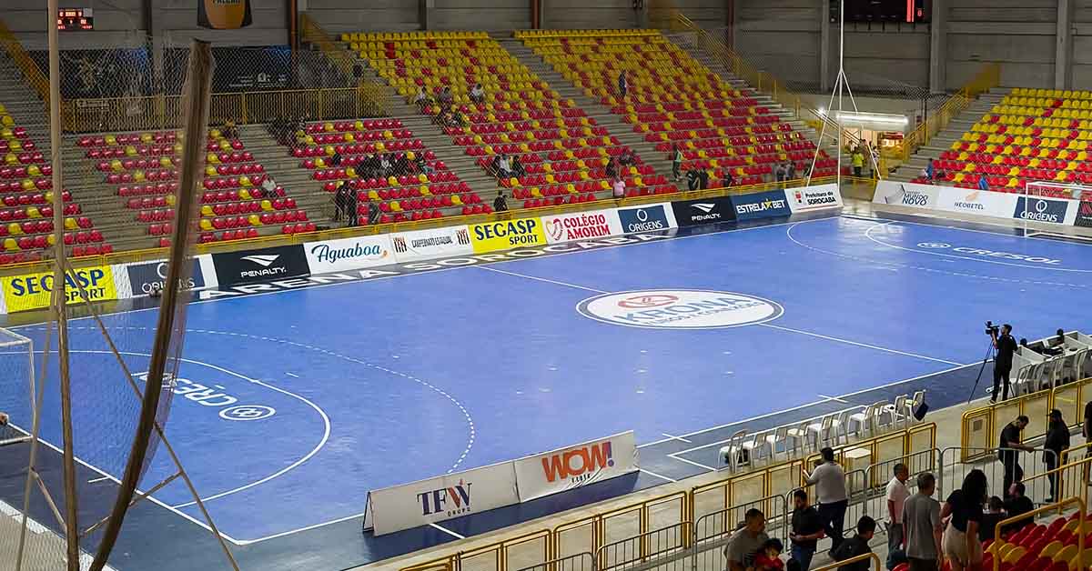 Estadio Sorocoba en Brasil Futsal Femenino Fuente Corinthians Futsal