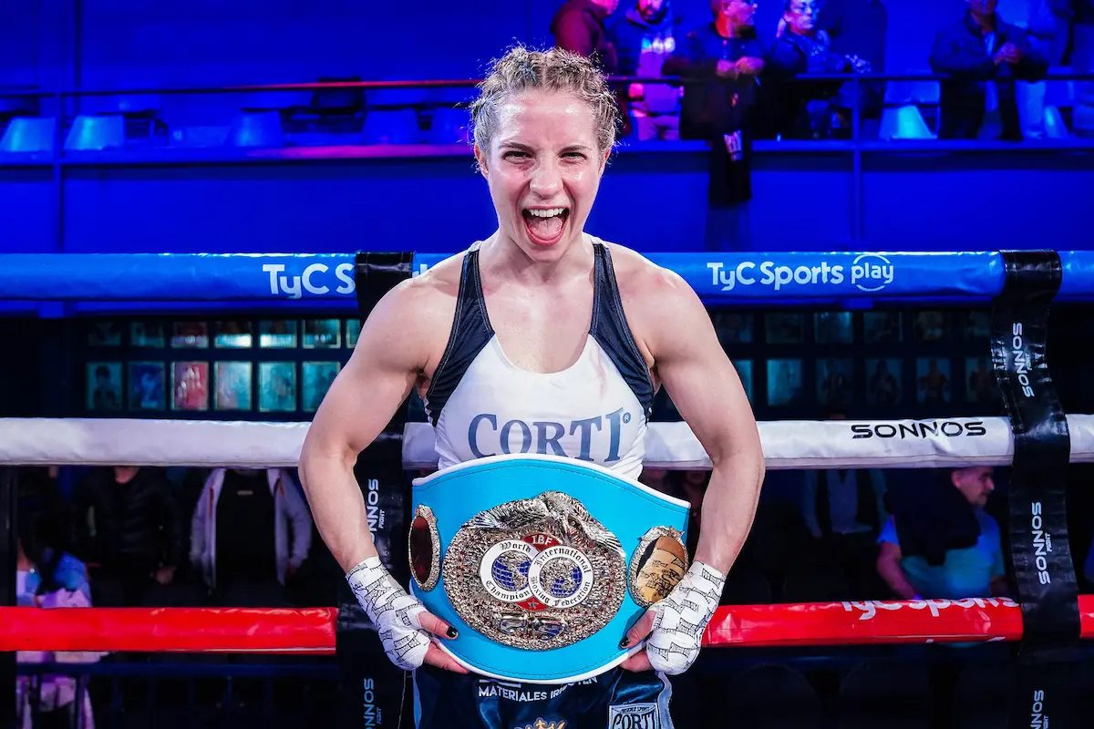 Sol Cudos campeona mundial Credito Boxeo de Primera