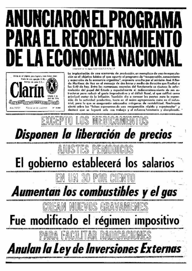 La receta ortodoxa para bajar la inflación. Créditos: Clarín