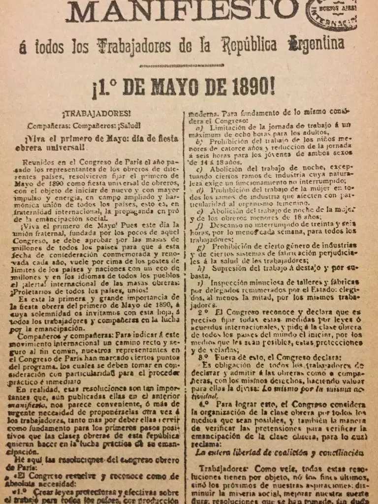Manifiesto 1890