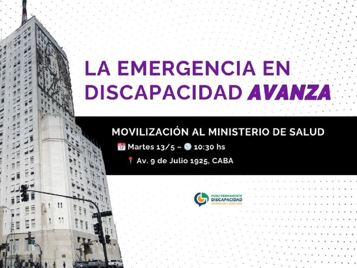 movilizacion frente al Ministerio de Salud