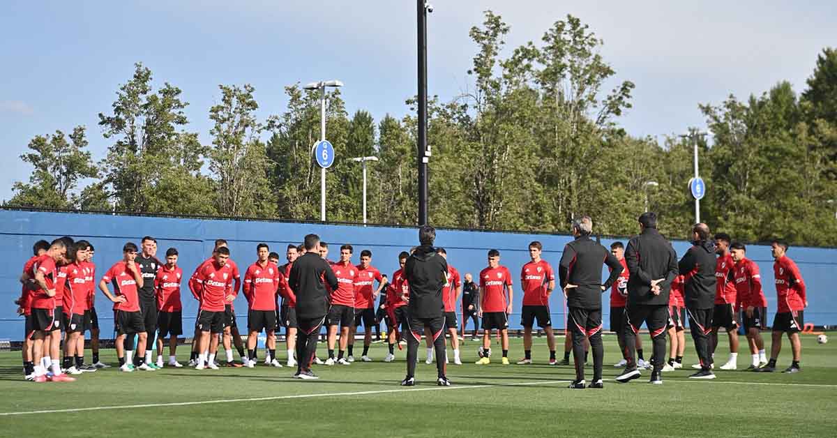 Entrenamiento de River Plate en Seatle Credito X River Plate