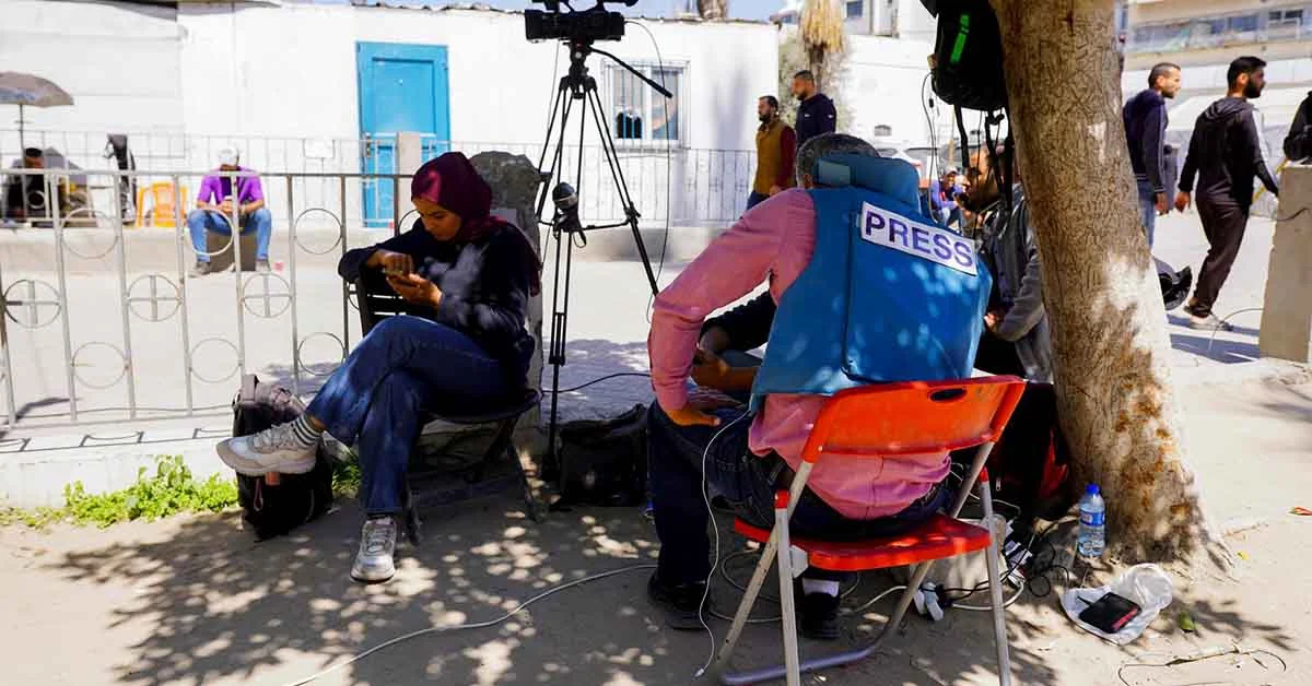 AFP denuncia que sus colaboradores en Gaza pueden morir de hambre Credito Hamed Sbeata Middle East I
