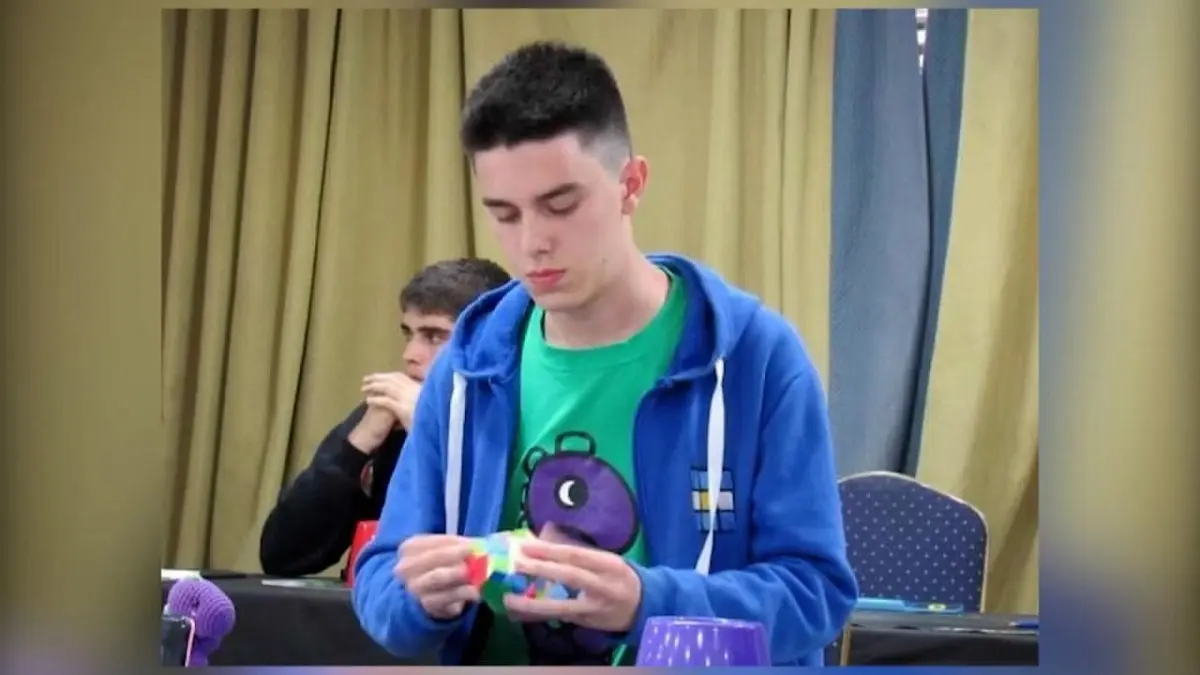 Leandro Lopez es campeon mundial de cubo Rubik 1