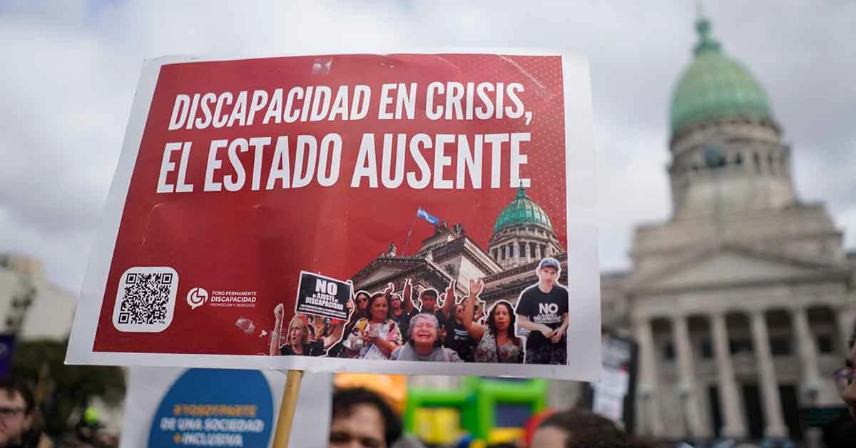 “No es austeridad, es abandono”: vigilia y movilización en defensa de la Ley de Emergencia en Discapacidad 1 discapacidad