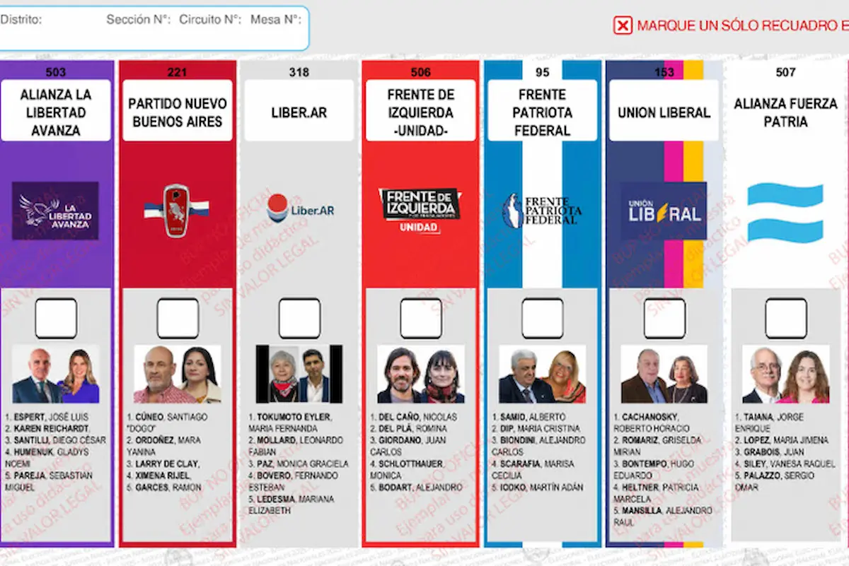 “Fácticamente imposible”: la Fiscalía Nacional Electoral rechazó el pedido de reimpresión de boletas 1 reimpresión