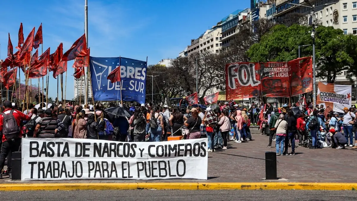Concentracion en el Obelisco