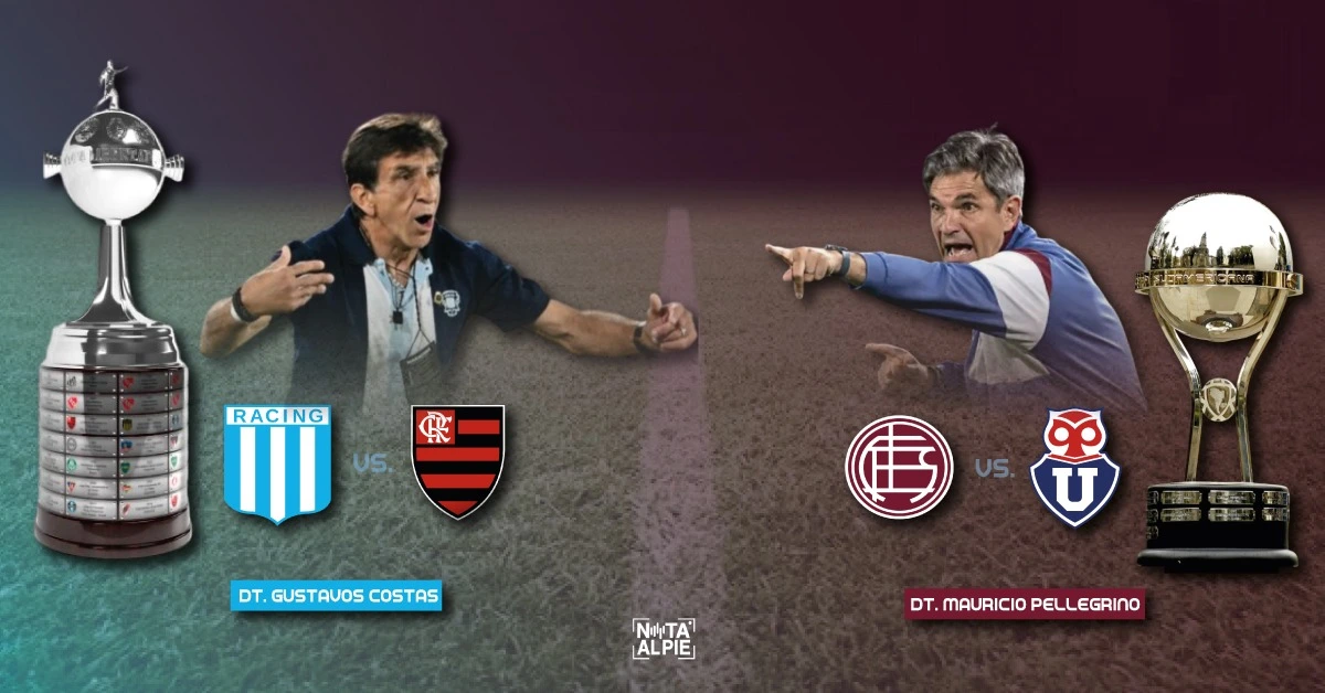 Racing y Lanús definen su suerte en las semifinales de las copas internacionales 1 Copas de Futbol Sudarmerica