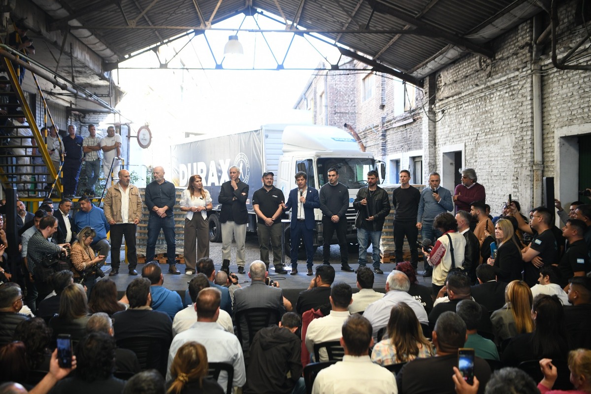 El gobernador Axel Kicillof respalda a las Empresas y Fábricas recuperadas de la Provincia 1 Empresa