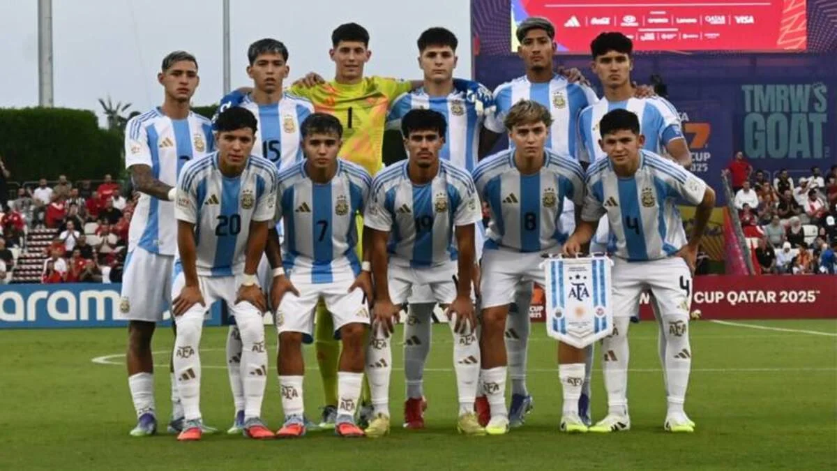 Argentina avanzó de ronda en el Mundial Sub-17 tras superar a Túnez 3 Creditos El Destape