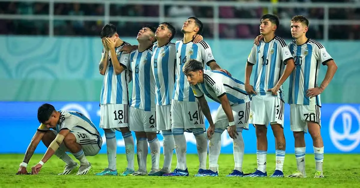 Argentina comenzó con el pie derecho su participación en el Mundial Sub-17 3 Derrota Argentina Sub 17 Credito Getty images