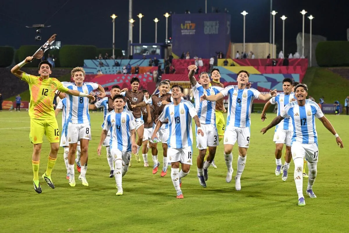 Argentina avanzó de ronda en el Mundial Sub-17 tras superar a Túnez 1 argentina