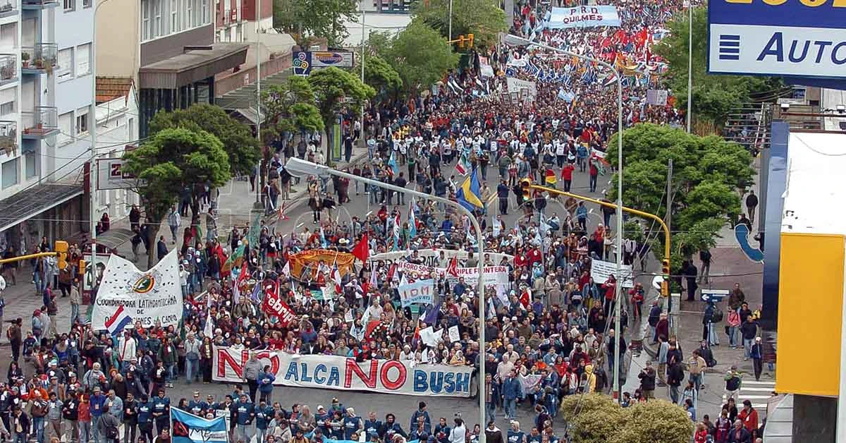 A 20 años del No al ALCA: la región se reencuentra para defender la democracia y la soberanía 1 alca